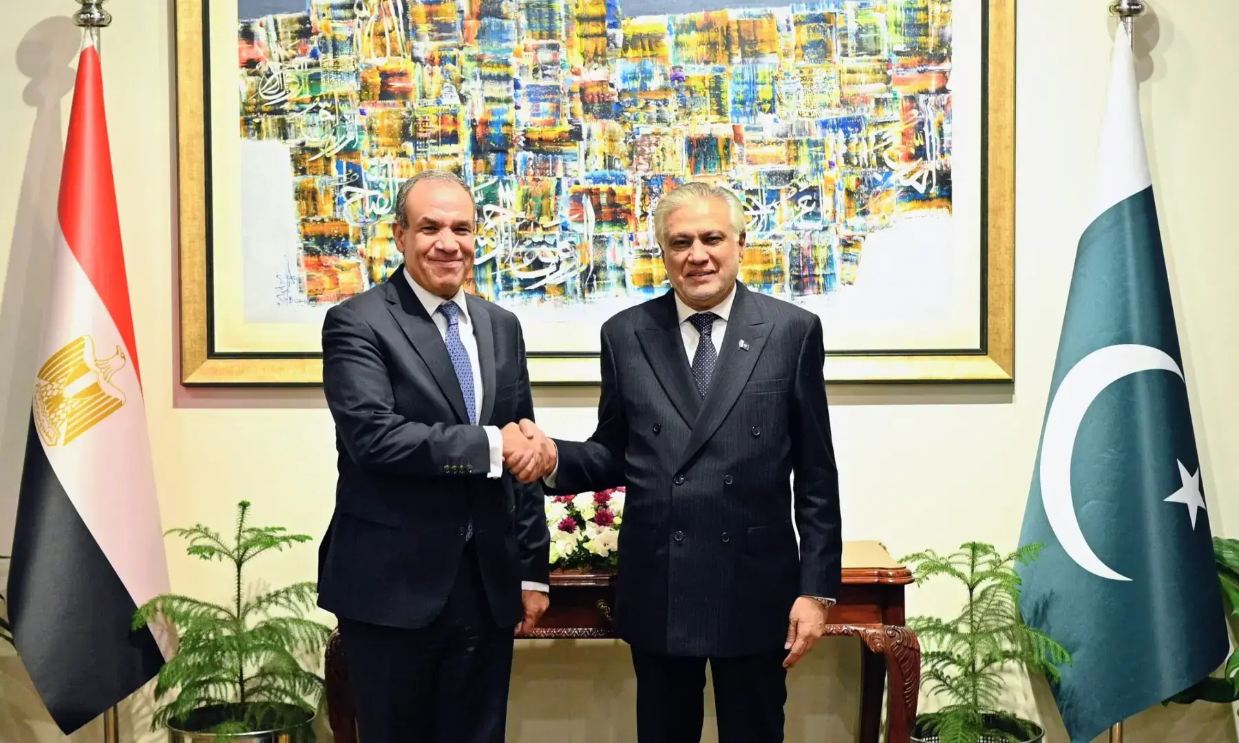 Egypt invites Dar for bilateral visit