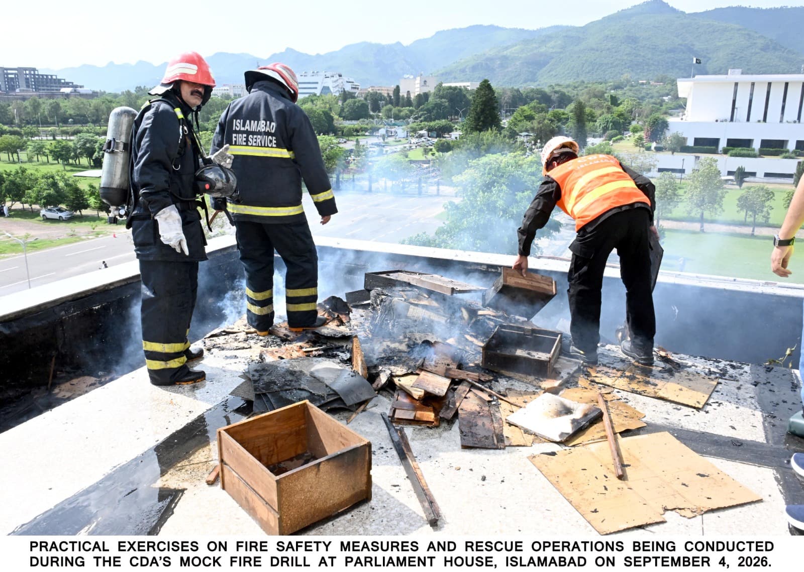 CDA conducts fire safety mock drill at Parliament House