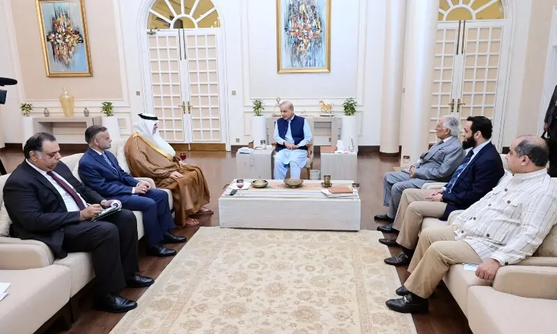Saudi Arabia delivers condolences for PIMS fire as PM hosts outgoing ambassador