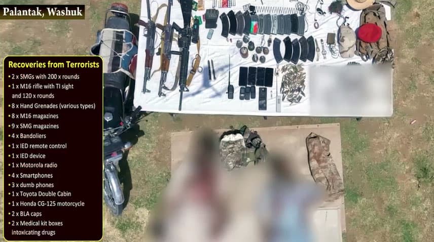 2 terrorists killed in security forces' operation in Washuk, Balochistan