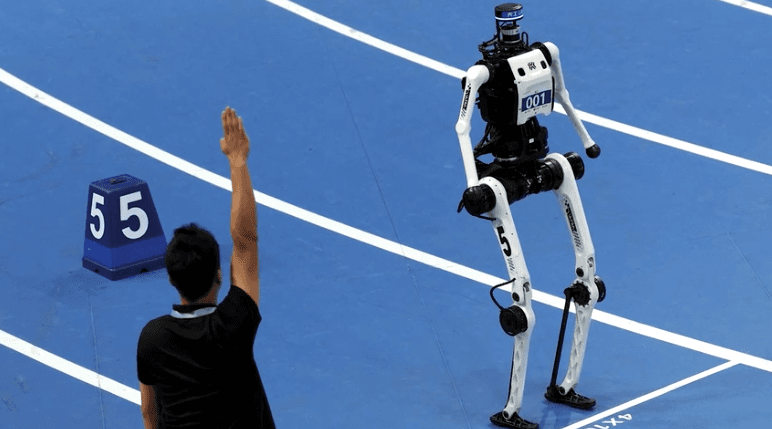 After beating Bolt, Chinese robots head to work